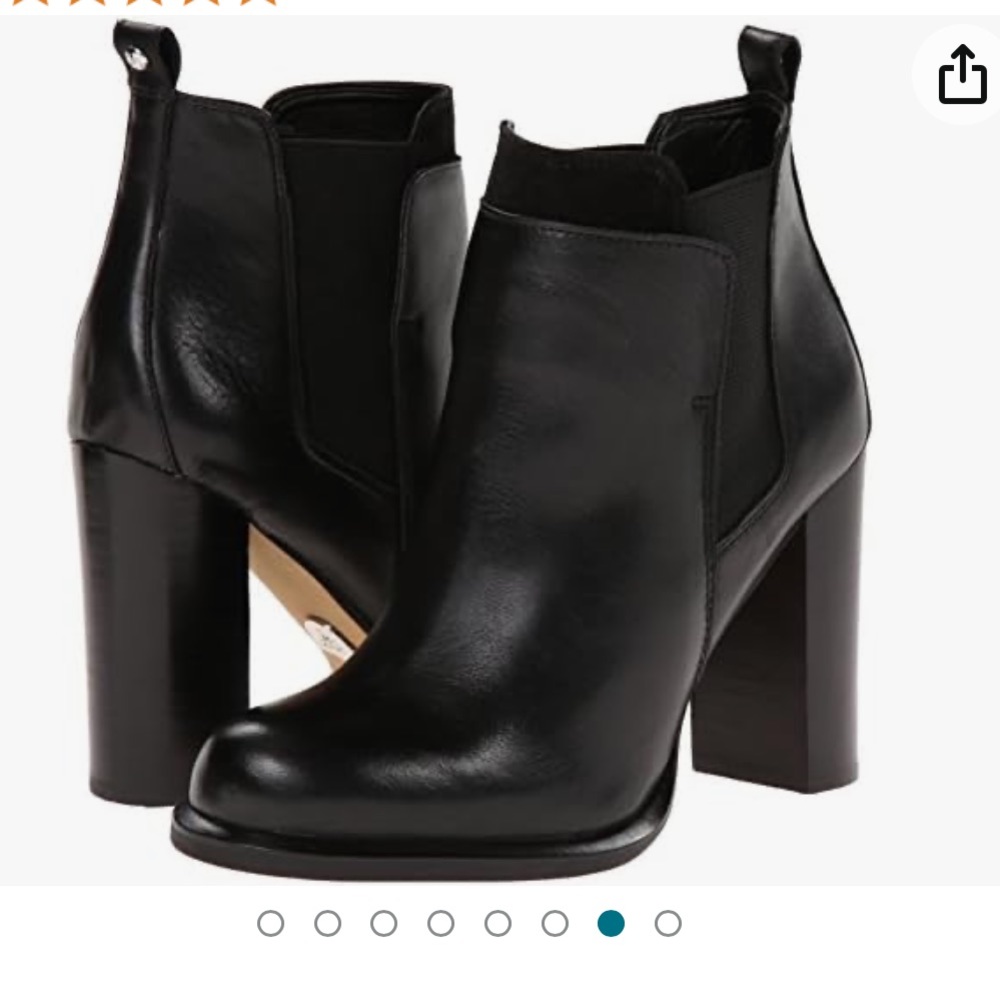 Sam Edelman Kenner Chelsea Ankle Boots Leather 9